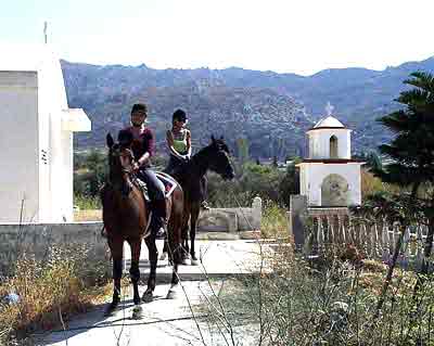 Reiten auf der Insel Kos