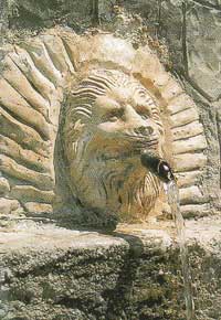 Wasserspeier in Pyli Insel Kos