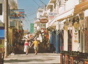 Kardamena Einkaufsstrasse Insel Kos