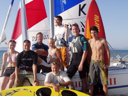 Windsurfen auf der Insel Kos